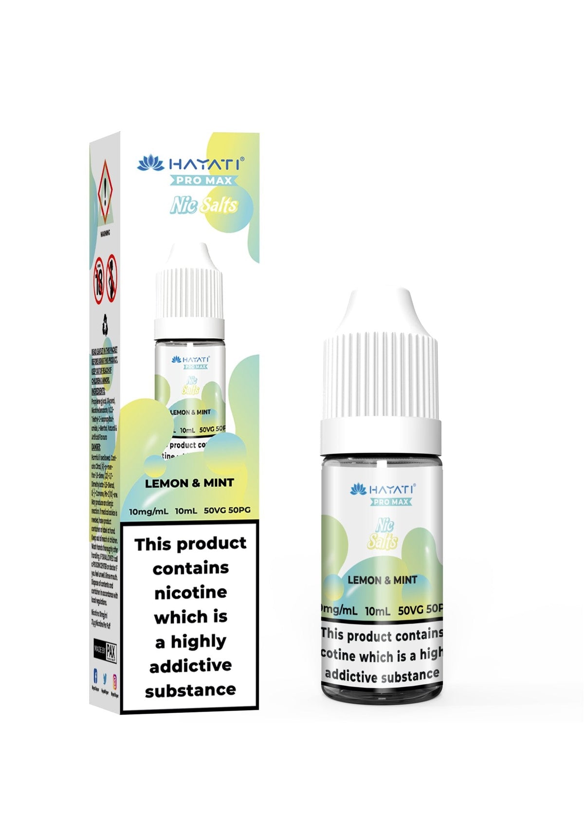 Hayati Pro Max Vape Nic Salts 10ml (Pack of 10)