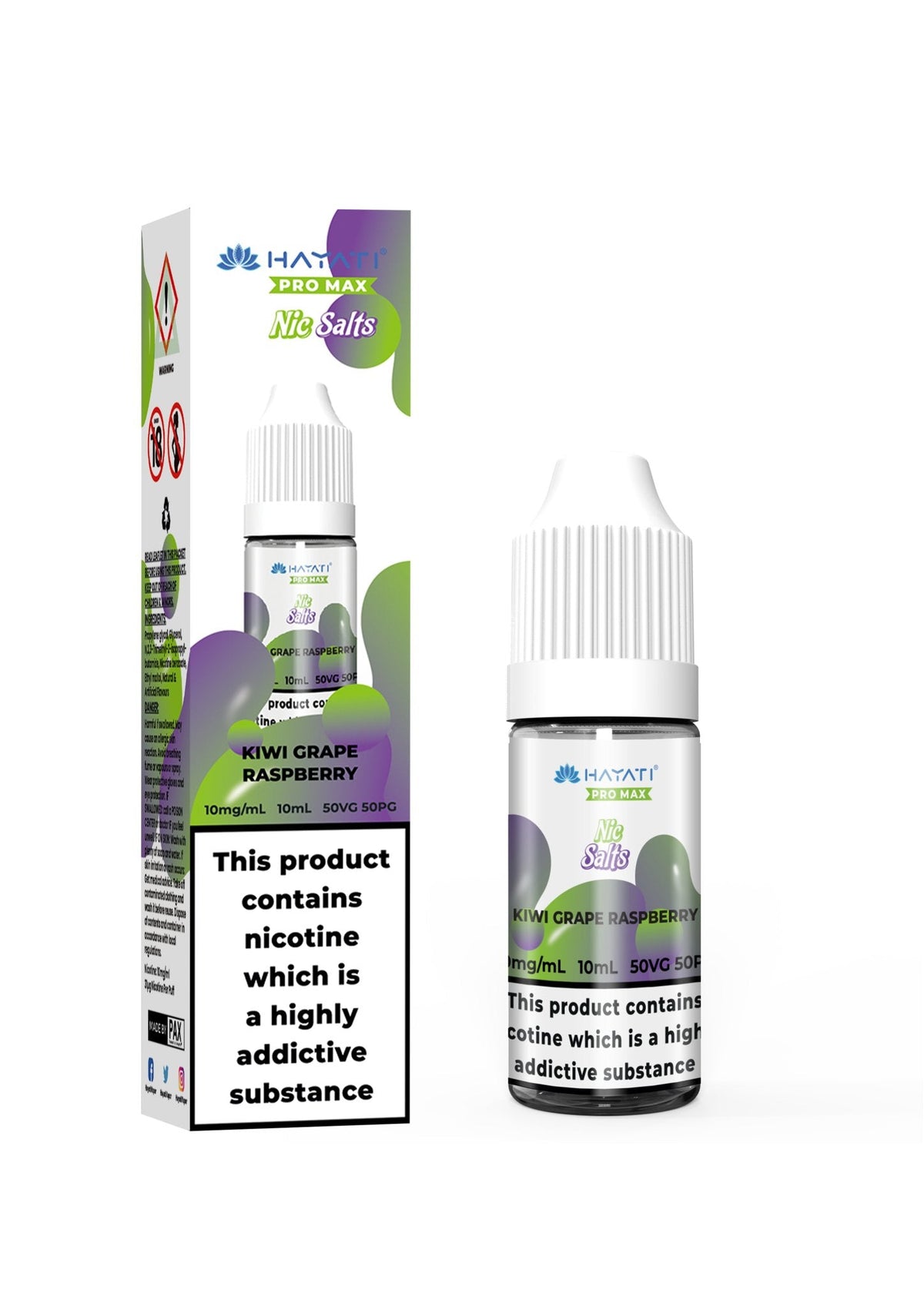 Hayati Pro Max Vape Nic Salts 10ml (Pack of 10)