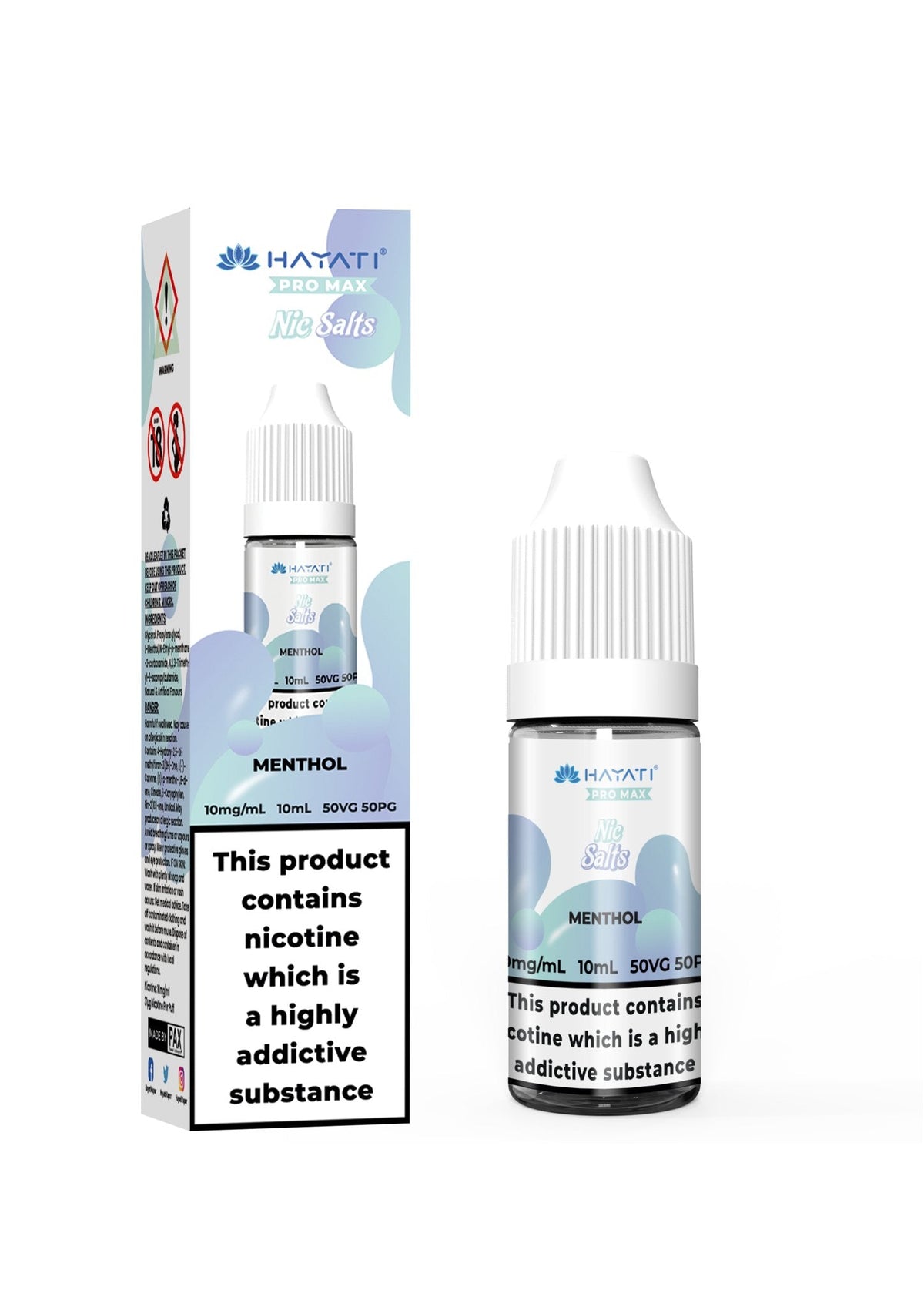 Hayati Pro Max Vape Nic Salts 10ml (Pack of 10)