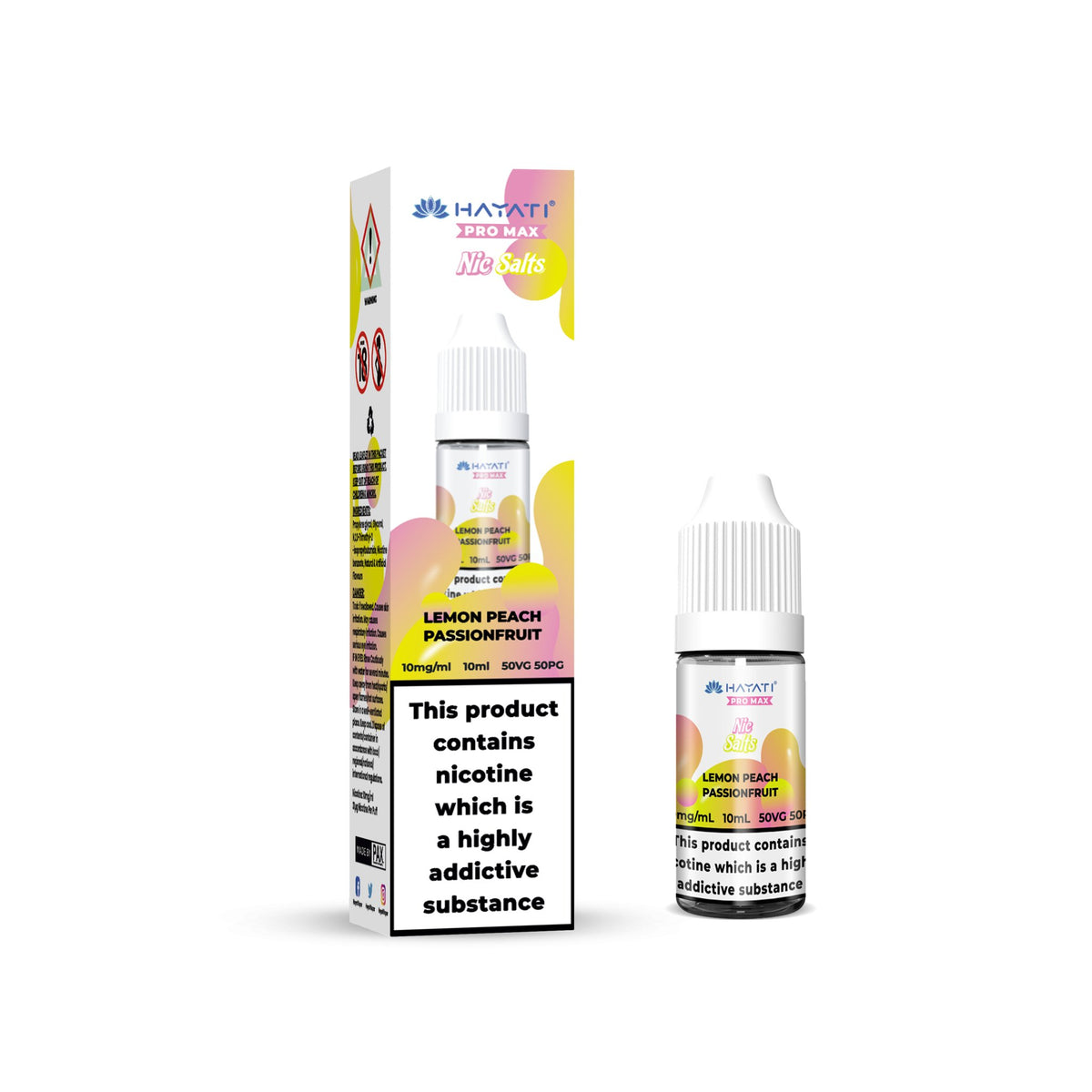 Hayati Pro Max Vape Nic Salts 10ml (Pack of 10)