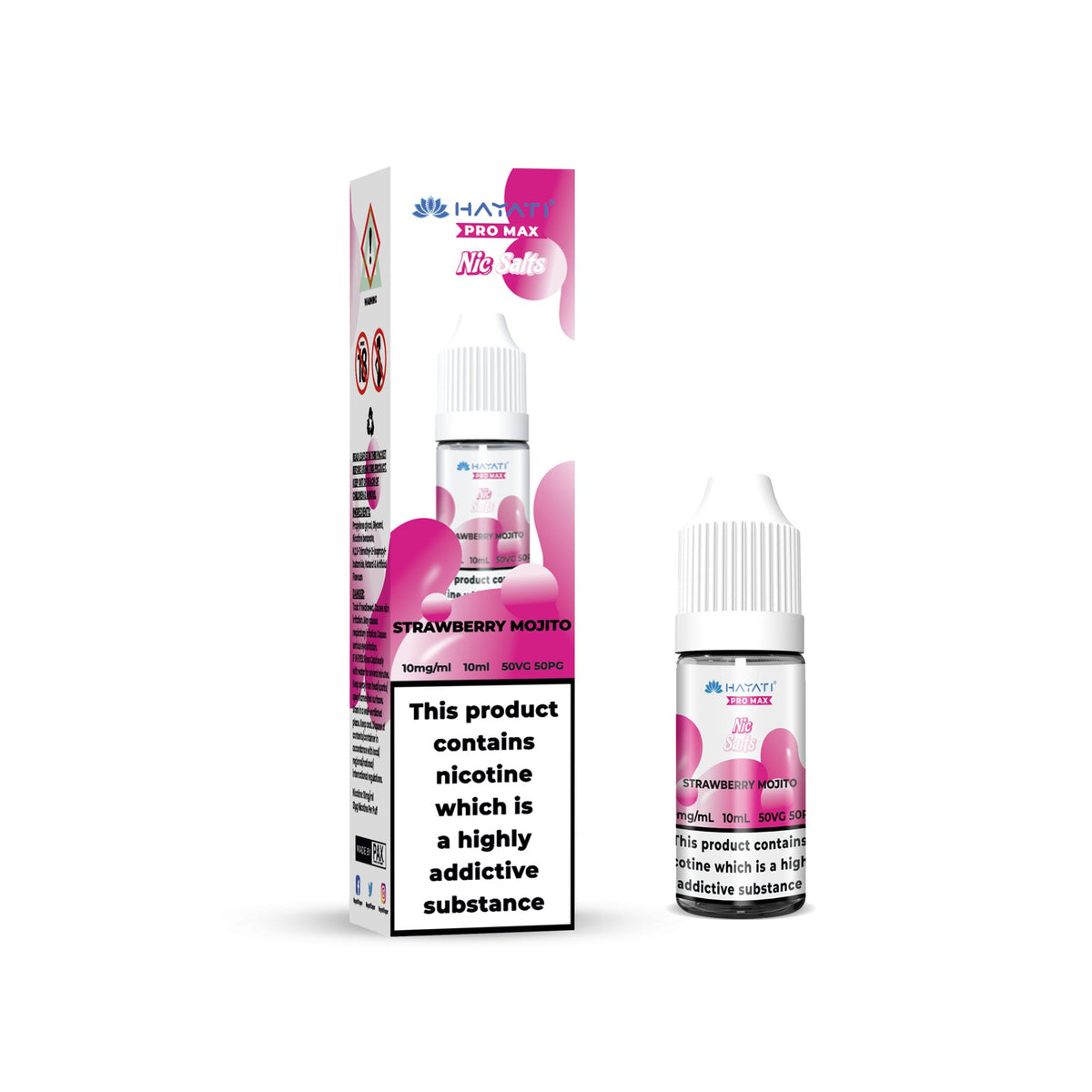 Hayati Pro Max Vape Nic Salts 10ml (Pack of 10)