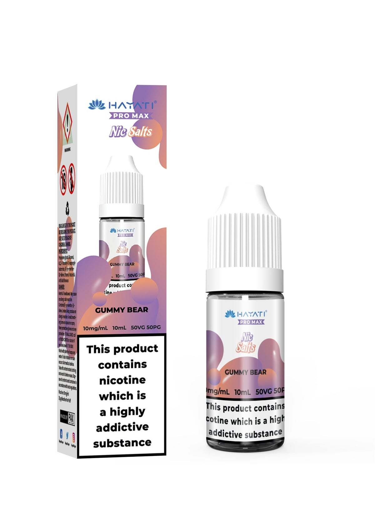 Hayati Pro Max Vape Nic Salts 10ml (Pack of 10)