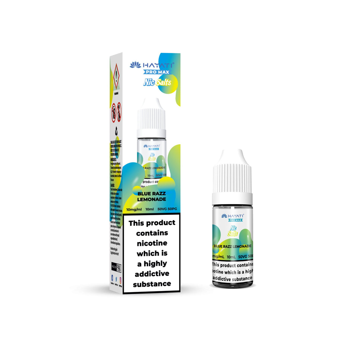 Hayati Pro Max Vape Nic Salts 10ml (Pack of 10)