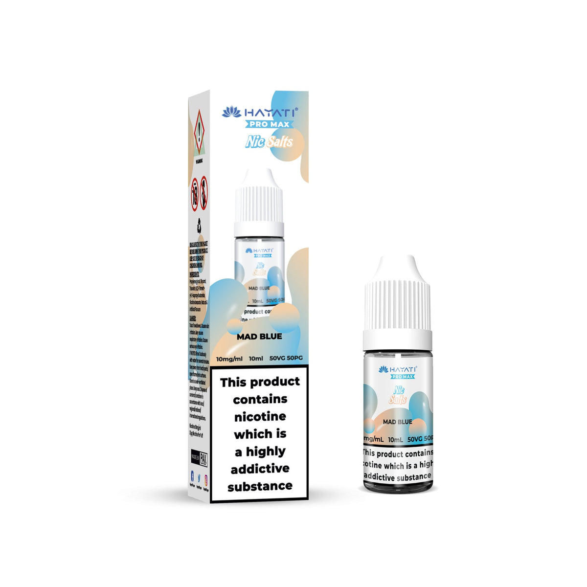 Hayati Pro Max Vape Nic Salts 10ml (Pack of 10)