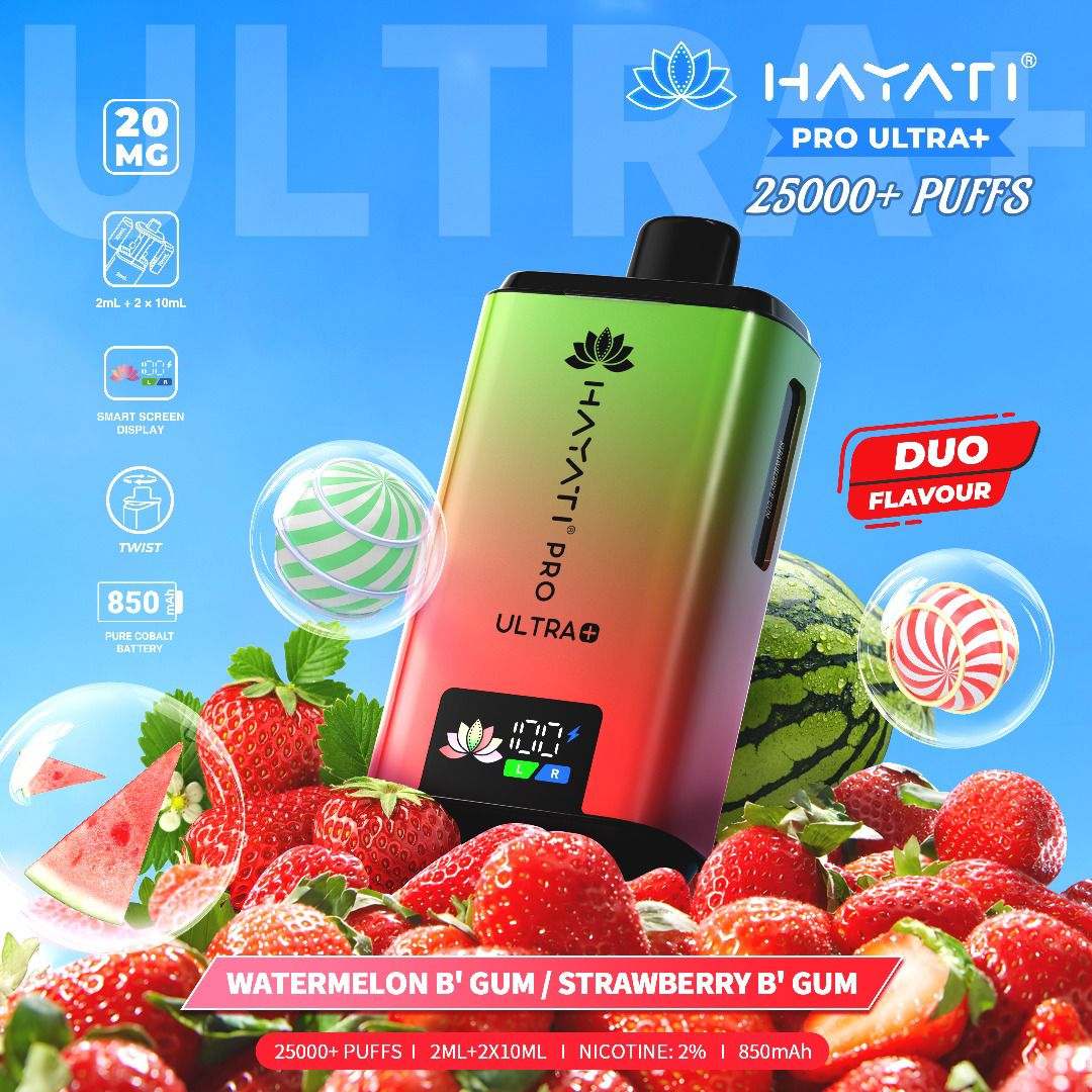 Hayati Pro Ultra Plus 25k Prefilled Vape Kit (Pack of 5)