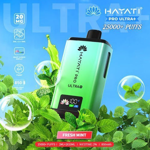 Hayati Pro Ultra Plus 25k Disposable Vape Box of 10 - Vape & Candy Wholesale
