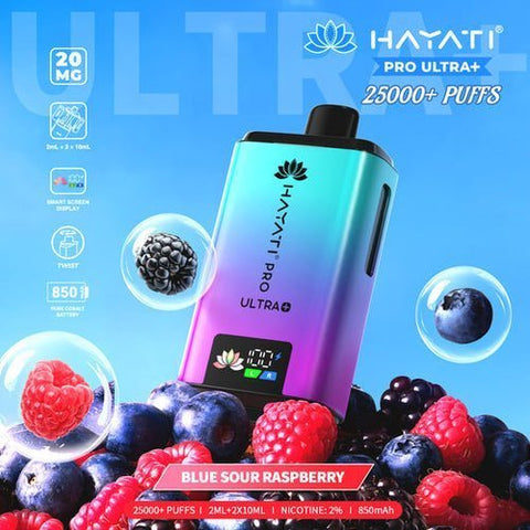 Hayati Pro Ultra Plus 25k Disposable Vape Box of 10 - Vape & Candy Wholesale