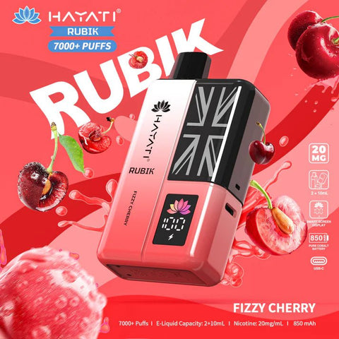 Hayati Rubik 7000 Puffs Disposable Vape Kit Pack of 5 - Vape & Candy Wholesale