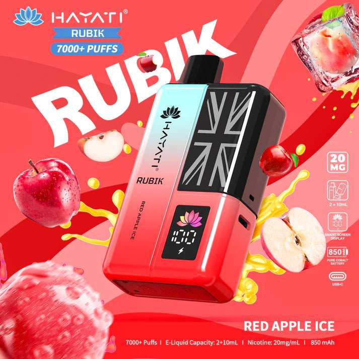 Hayati Rubik 7000 Prefilled Vape Kit (Pack of 5)