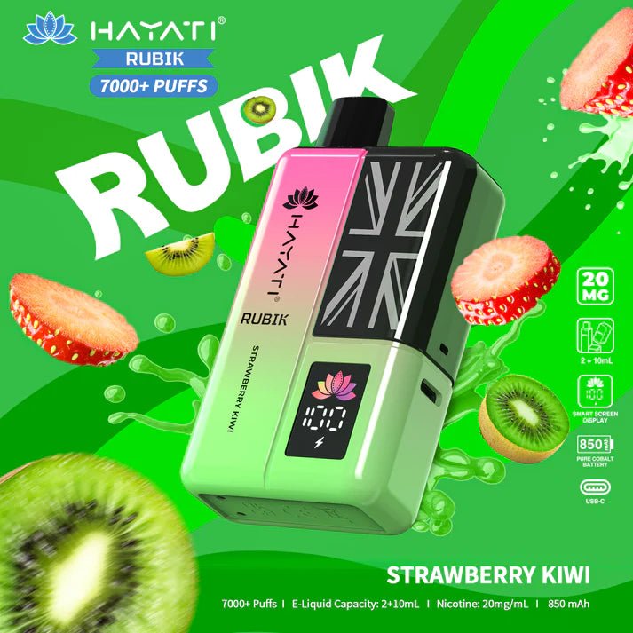 Hayati Rubik 7000 Prefilled Vape Kit (Pack of 5)