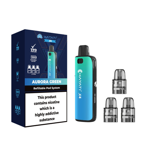 Hayati X4 Refillable Pod System Kit - Vape & Candy Wholesale