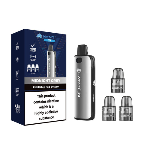 Hayati X4 Refillable Pod System Kit - Vape & Candy Wholesale
