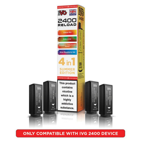 IVG 2400 Prefilled Pods - Vape & Candy Wholesale