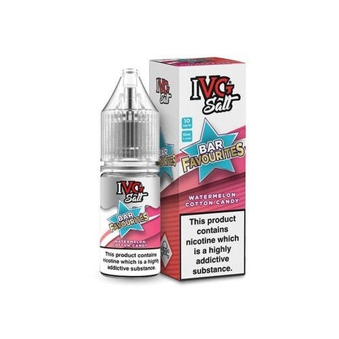 IVG Nic Salt Bar Favourite 10ml E Liquid- Pack Of 10 - Vape & Candy Wholesale