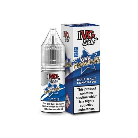 IVG Nic Salt Bar Favourite 10ml E Liquid- Pack Of 10 - Vape & Candy Wholesale