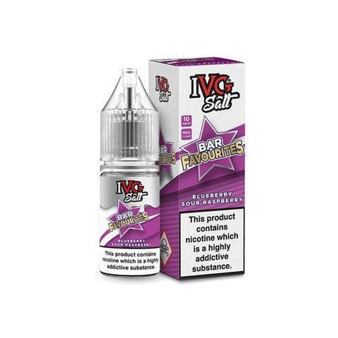 IVG Nic Salt Bar Favourite 10ml E Liquid- Pack Of 10 - Vape & Candy Wholesale