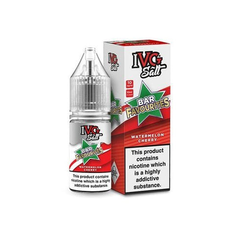 IVG Nic Salt Bar Favourite 10ml E Liquid- Pack Of 10 - Vape & Candy Wholesale