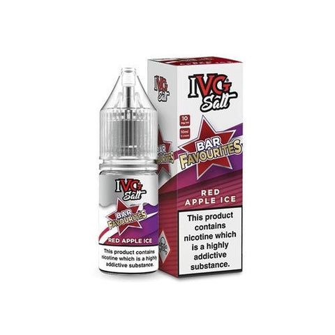 IVG Nic Salt Bar Favourite 10ml E Liquid- Pack Of 10 - Vape & Candy Wholesale