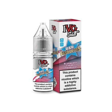 IVG Nic Salt Bar Favourite 10ml E Liquid- Pack Of 10 - Vape & Candy Wholesale