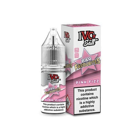 IVG Nic Salt Bar Favourite 10ml E Liquid- Pack Of 10 - Vape & Candy Wholesale