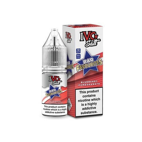IVG Nic Salt Bar Favourite 10ml E Liquid- Pack Of 10 - Vape & Candy Wholesale
