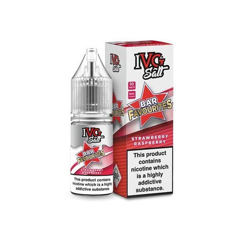 IVG Nic Salt Bar Favourite 10ml E Liquid- Pack Of 10 - Vape & Candy Wholesale