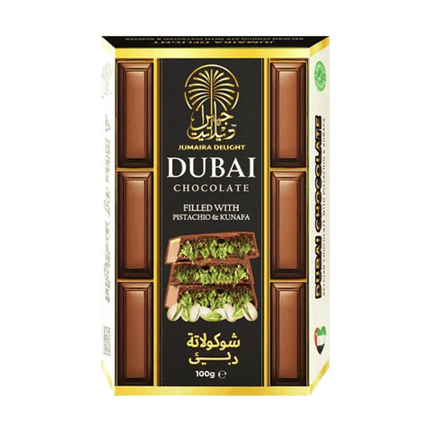 Jumaira Delight Dubai Chocolate 100g - Vape & Candy Wholesale
