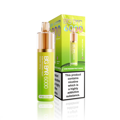 Feoba Big Bar 6000 Puffs Vape (Box of 5) - Vape & Candy Wholesale