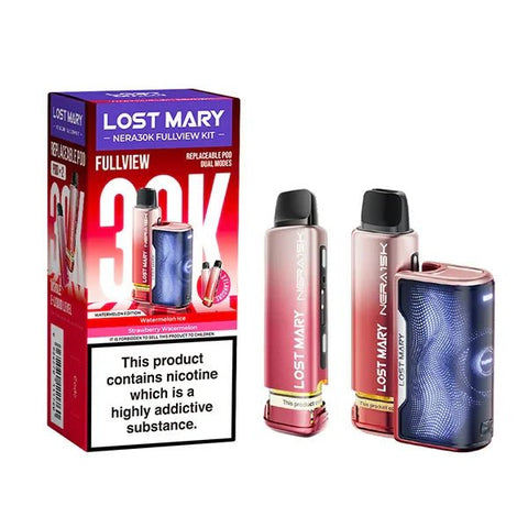 Lost Mary Nera 30K Fullview Prefilled Pod Kit - Box of 10 - Vape & Candy Wholesale