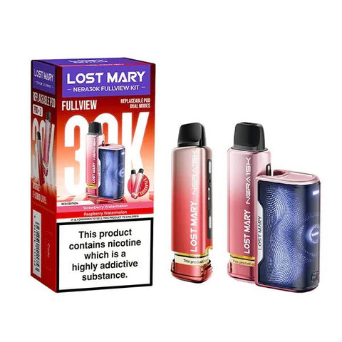 Lost Mary Nera 30K Fullview Prefilled Pod Kit - Box of 10 - Vape & Candy Wholesale
