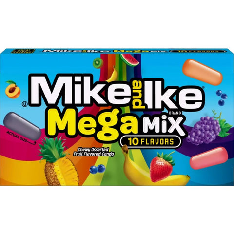 Mike & Ike Mega Mix Candy - Pack of 12 - Vape & Candy Wholesale