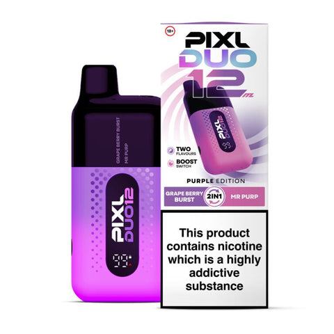 Pixl Duo 12000 Disposable Vape Box of 5 - Vape & Candy Wholesale