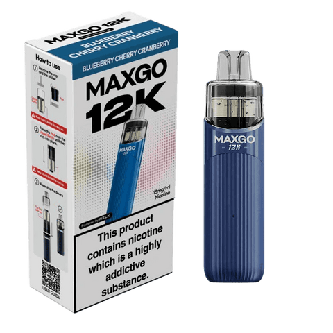RELX MAXGO 12k Pre - Filled Pod Kit TPD Compliant - Pack Of 3 - Vape & Candy Wholesale