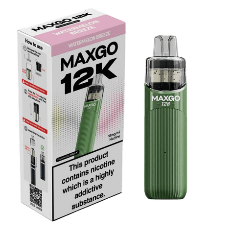 RELX MAXGO 12k Pre - Filled Pod Kit TPD Compliant - Pack Of 3 - Vape & Candy Wholesale