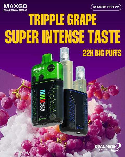 RELX Maxgo 22k Disposable Vape Box of 5 - Vape & Candy Wholesale