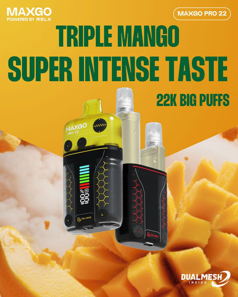 RELX Maxgo 22k Disposable Vape Box of 5 - Vape & Candy Wholesale
