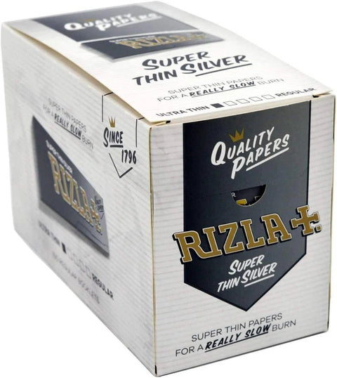 Rizla - Silver Rolling Paper King Size - Pack of 32 - Vape & Candy Wholesale