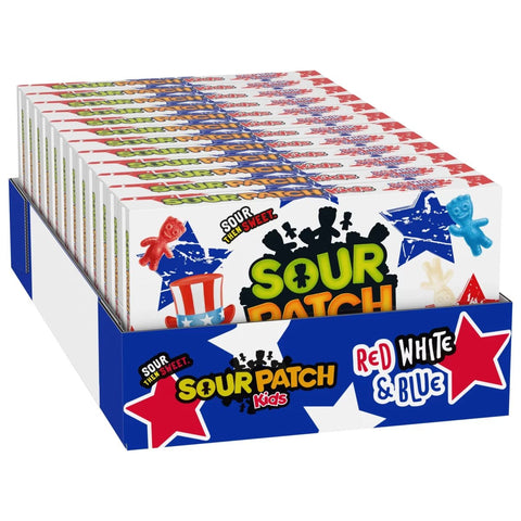 Sour Patch Kids Red, White & Blue Candy 3.08z - Pack of 12 - Vape & Candy Wholesale
