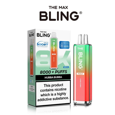 The Crystal Bling Max 8000 Disposable Vape Kit (Pack Of 5) - Vape & Candy Wholesale