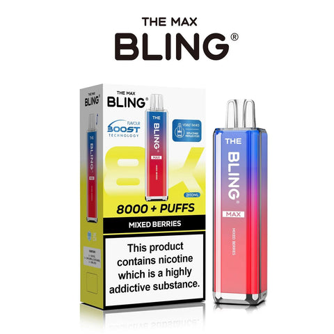 The Crystal Bling Max 8000 Disposable Vape Kit (Pack Of 5) - Vape & Candy Wholesale
