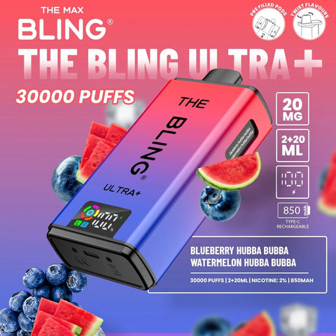 The Crystal Bling Ultra Plus 30k - Vape & Candy Wholesale