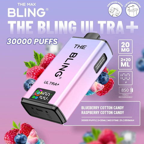 The Crystal Bling Ultra Plus 30k - Vape & Candy Wholesale