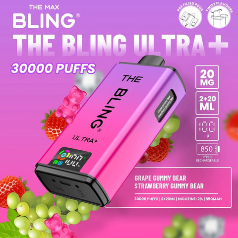 The Crystal Bling Ultra Plus 30k - Vape & Candy Wholesale