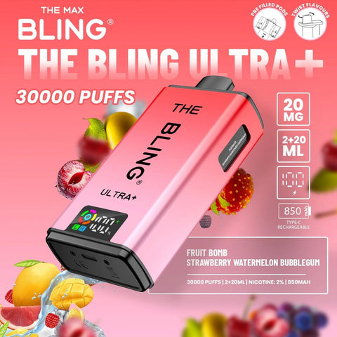 The Crystal Bling Ultra Plus 30k - Vape & Candy Wholesale