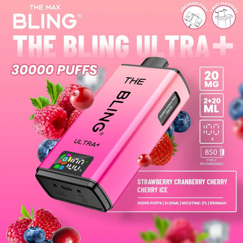 The Crystal Bling Ultra Plus 30k - Vape & Candy Wholesale