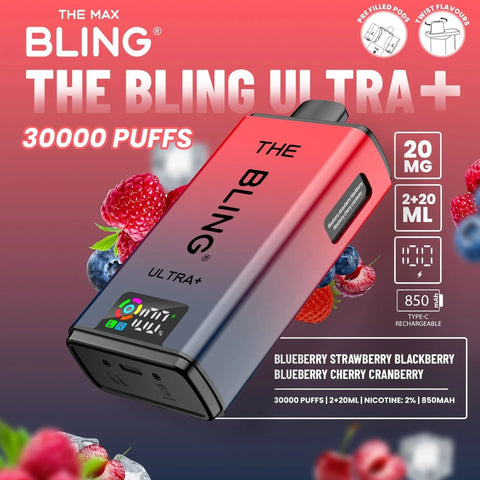 The Crystal Bling Ultra Plus 30k - Vape & Candy Wholesale