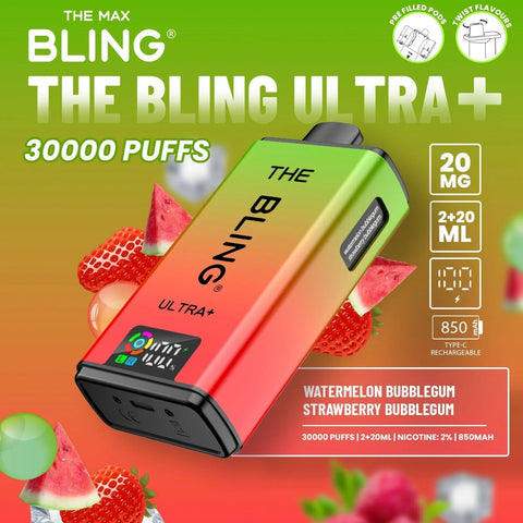 The Crystal Bling Ultra Plus 30k - Vape & Candy Wholesale