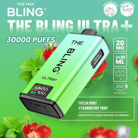 The Crystal Bling Ultra Plus 30k - Vape & Candy Wholesale