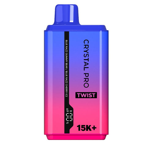The Crystal Pro Twist 15000 Puffs Disposable Vape Box of 10 - Vape & Candy Wholesale