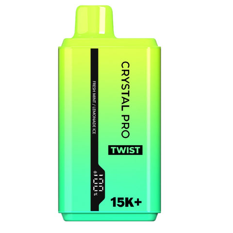 The Crystal Pro Twist 15000 Puffs Disposable Vape Box of 10 - Vape & Candy Wholesale